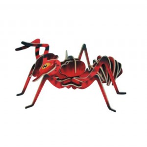 Mrówka - kolorowe puzzle 3D (AK)