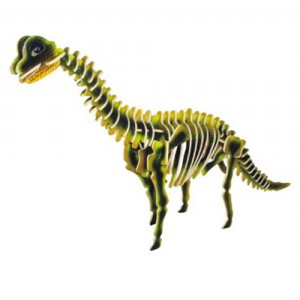 Brachiosaurus - kolorowe puzzle 3D (CK)