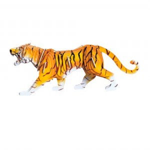 Tygrys - kolorowe puzzle 3D (DK)
