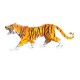 Tygrys - kolorowe puzzle 3D