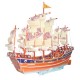 Żaglowiec dynastii Ming - kolorowe puzzle 3D
